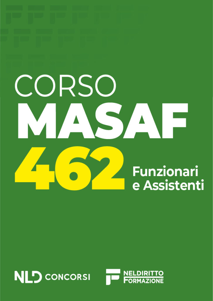 corso masaf Nel diritto