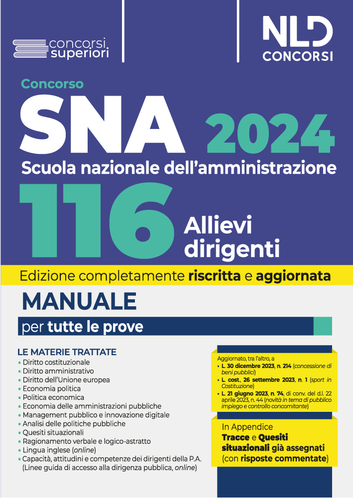 sna manuale per tutte le prove 