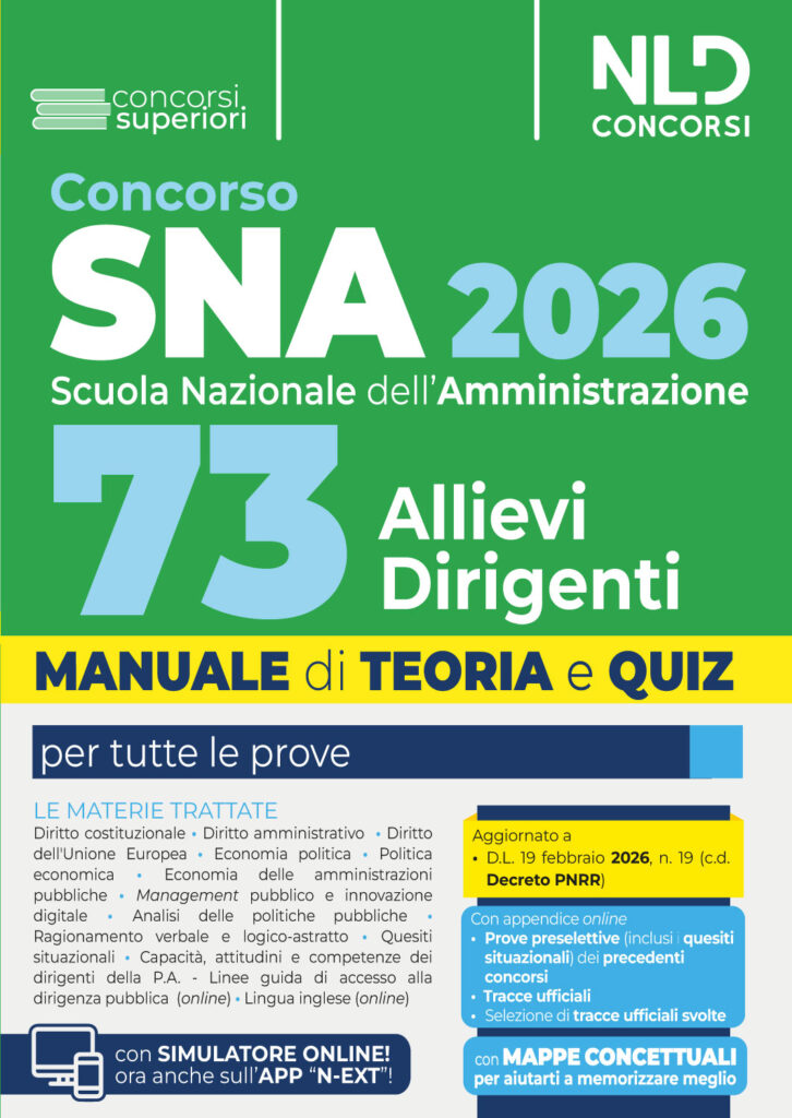CONCORSO SNA 2026