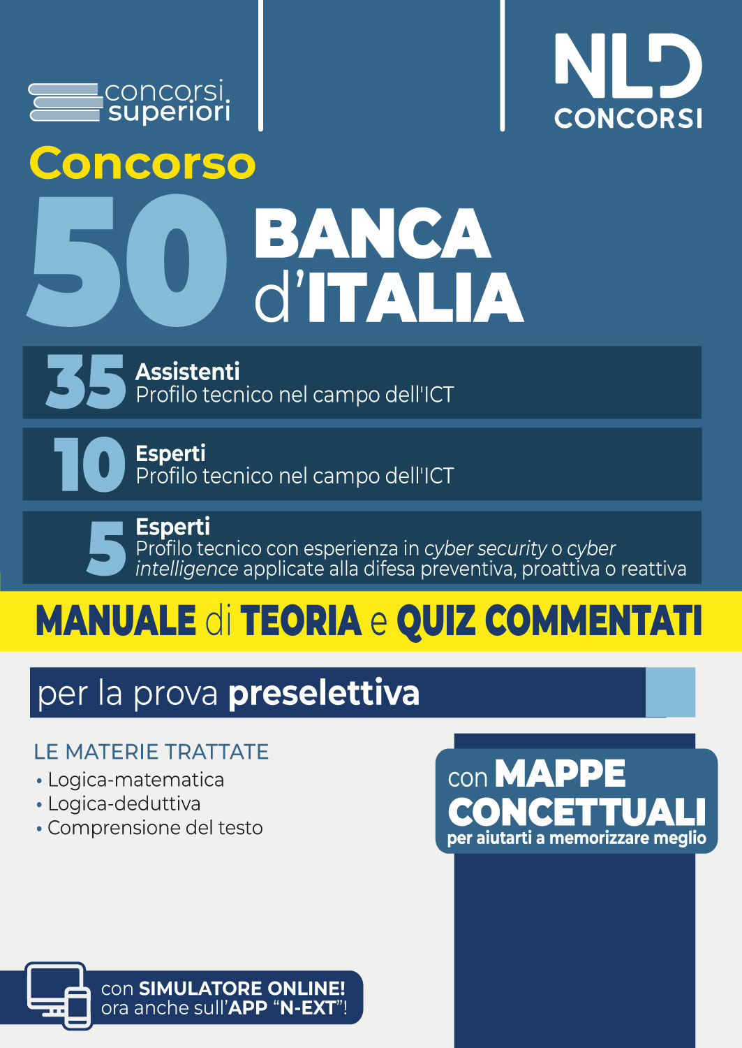 CONCORSO BANCA D'ITALIA 2026 50 ICT