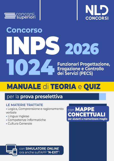 Concorso INPS 2026 funzionari