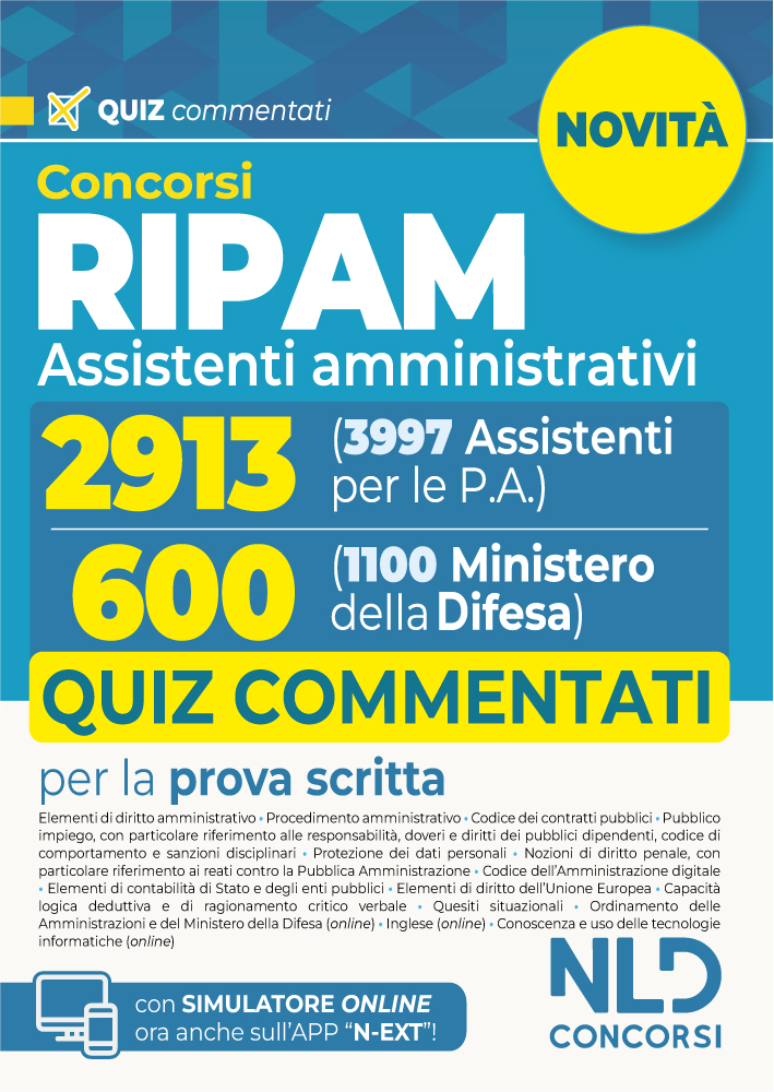 concorso RIPAM 3997 1340 unità
