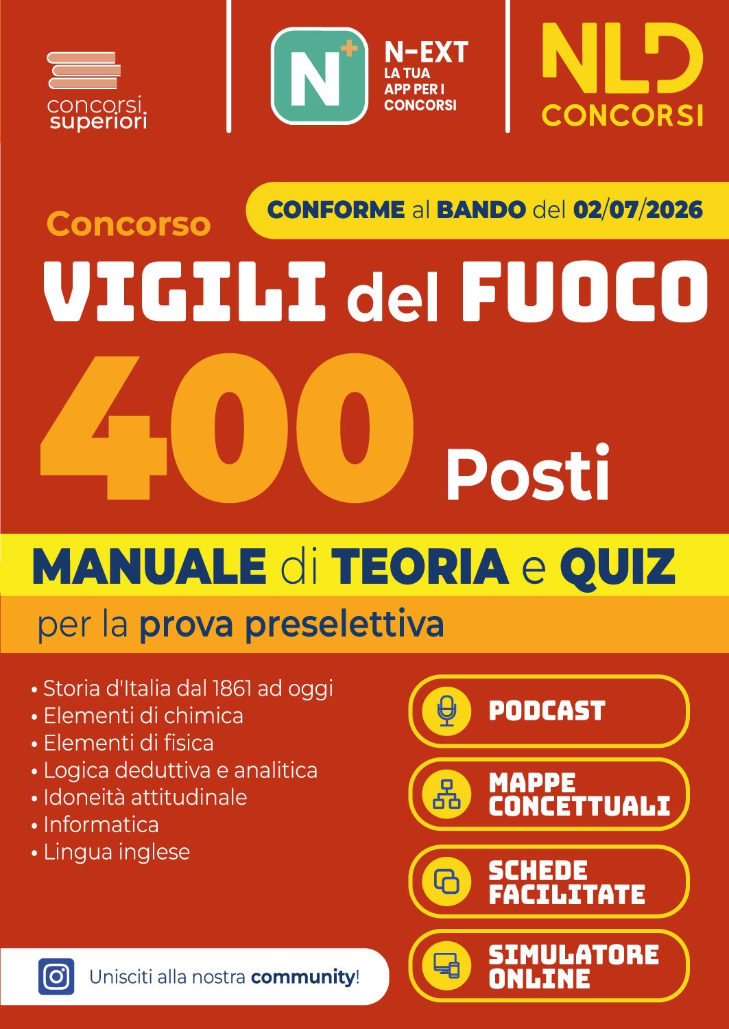 concorso vigili del fuoco 2026