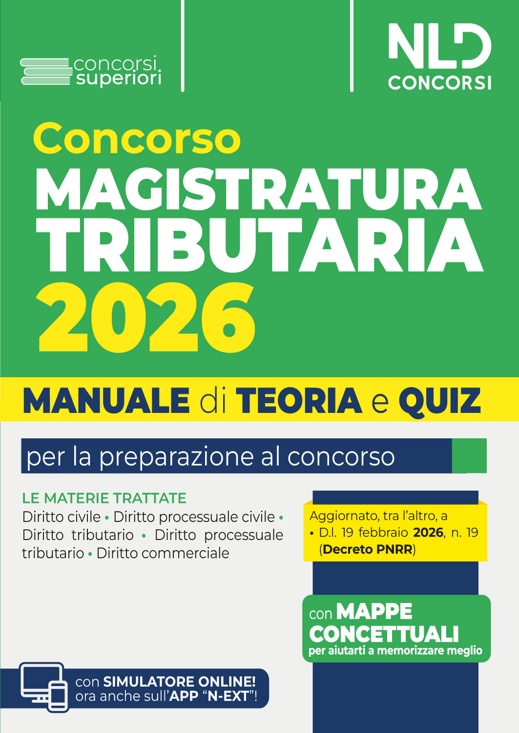 concorso magistratura tributaria 2026