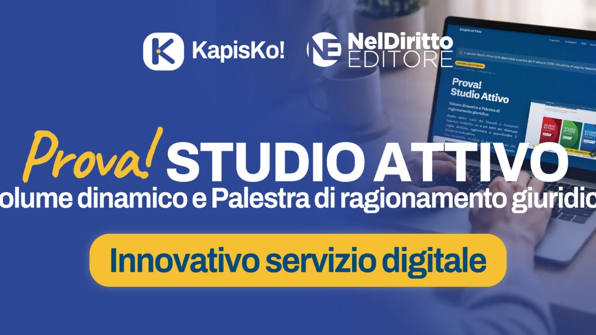 Studio Attivo NelDiritto: come funziona il nuovo servizio